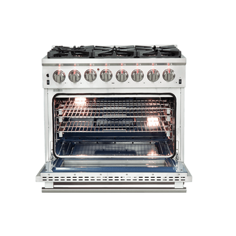 FORNO Capriasca 36″ Freestanding Dual Fuel Range